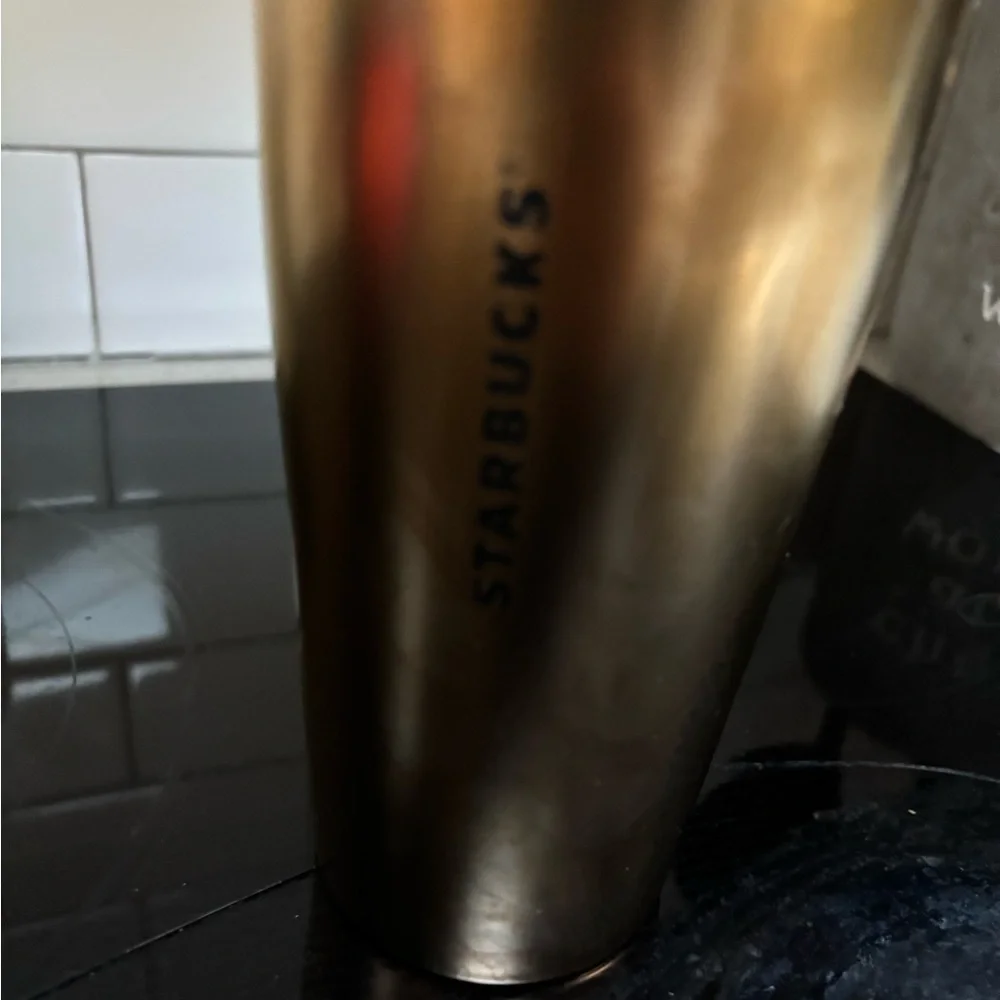 2022 STARBUCKS Spring Ceramic Gold Copper Siren Mermaid Tumbler Mug Cup 12oz
